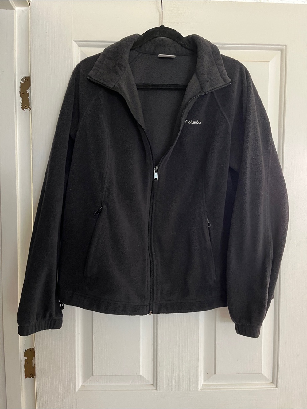 Columbia Black Full-Zip Fleece Jacket size xl